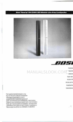 Bose Panaray MA12 Installation Manual