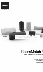 Bose RoomMatch Utility RMU105 Instrukcje instalacji i bezpieczeństwa