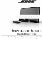 Bose SoundDock Series III Manuale d'uso