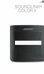 Bose SoundLink Bluetooth Mobile Speaker II Owner's Manual