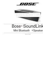 Bose SoundLink Mini Bluetooth Speaker 소유자 매뉴얼