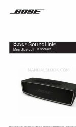 Bose SoundLink Mini Bluetooth speaker II Instrukcja obsługi