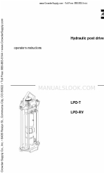 Atlas Copco LPD-RV 운영자 지침 매뉴얼