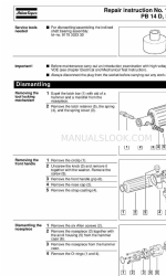 Atlas Copco PB 14 C Manual de início rápido