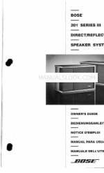 Bose 201 Series III Manual del usuario