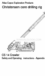 Atlas Copco CS 14 안전 및 작동 지침 매뉴얼