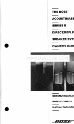 Bose Acoustimass SE-5 Series II Owner's Manual