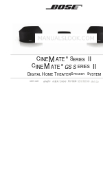 Bose CineMate Series II Manual do Proprietário