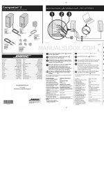 Bose Companion 2 Series III Quick Start Manual