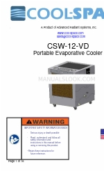 Advanced Radiant Systems Cool-Space CSW-12-VD Instrukcja obsługi