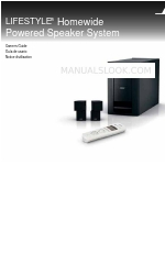 Bose Lifestyle Homewide Manual del usuario