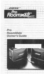 Bose Pro Roommate Manual do Proprietário