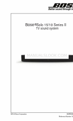 Bose Solo 15 series II Service Manual