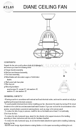Atlas fan company DIANE Manual del usuario