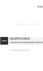 Bose hearphones Start Here Manual