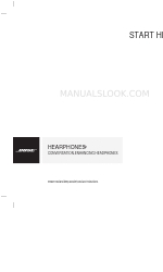 Bose hearphones Start Here Manual