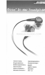 Bose IN-EAR HEADPHONES Owner's Manual