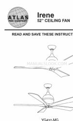 Atlas fan company Irene YG432-MG 설치 및 사용 설명서