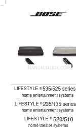 Bose LIFESTYLE 235 II Руководство по эксплуатации