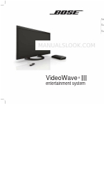 Bose VideoWave III Manuale di configurazione