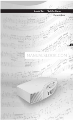 Bose Acoustic Wave Music System Owner's Manual