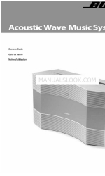 Bose Acoustic Wave music system II. Owner's Manual