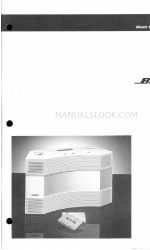 Bose Acoustic Wave music system II. Owner's Manual