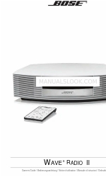 Bose Acoustic Wave music system II. Manuale d'uso