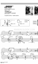 Bose Companion 3 Series II Szczegółowa instrukcja montażu