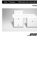 Bose FREESPACE 4400 Installationshandbuch