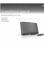 Bose SoundDock Series II Instrukcja obsługi