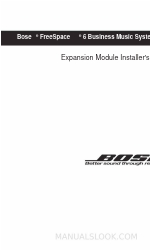 Bose FreeSpace 6 Handbuch für Installateure