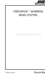 Bose FREESPACE BUSINESS Instrukcja serwisowa
