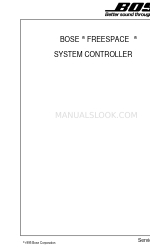 Bose FREESPACE BUSINESS Instrukcja serwisowa