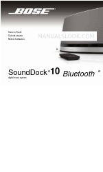 Bose SoundDock 10 Bluetooth Owner's Manual