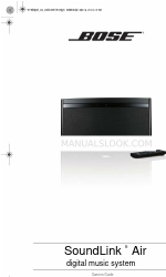 Bose SoundLink Wireless Music System Instrukcja obsługi