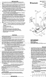 Beckett CB20 Посібник із швидкого старту
