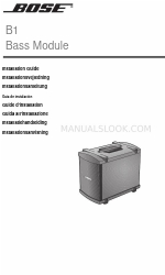 Bose B1 Installation Manual