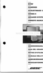 Bose Companion 3 Series II Owner's Manual