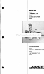 Bose Lifestyle 5 Manuale d'uso