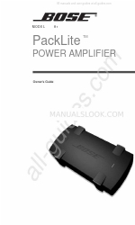 Bose PackLite A1 Посібник користувача