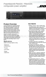 Bose PM4500 Технический паспорт