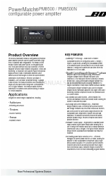 Bose PM8500 Технічний паспорт