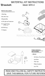 Beckett WFK12 Petunjuk Manual