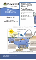 Beckett Water Treatments Starter Kit WTSTARTER Especificación