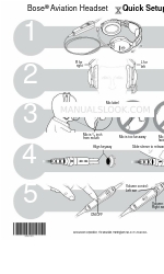 Bose Aviation Headset X Manual de configuración rápida