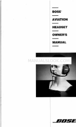 Bose Aviation Headset X Manual del usuario