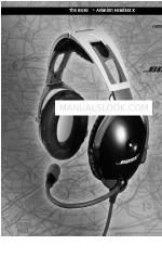 Bose Aviation Headset X Manual del usuario