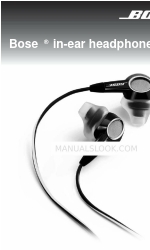 Bose IN-EAR HEADPHONES Owner's Manual