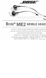 Bose MIE2 Mobile Manuel